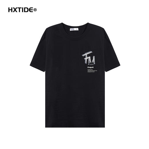 【新品上新】HX 夏季圆领短袖T恤合体S102522079101/02 商品图0