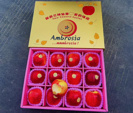 新西兰神仙果‼️‼️一款内外兼修的苹果🍎果香阵阵，浓郁诱人，充沛的汁水加上脆嫩的果肉，甜蜜蜜没有一丝酸味，爽脆鲜甜的体验直击人心💕 商品图10