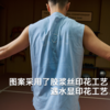 录士LUSHISI慧睛主题速干吸湿运动训练遇汗水显印花背心无袖t恤男 商品缩略图0