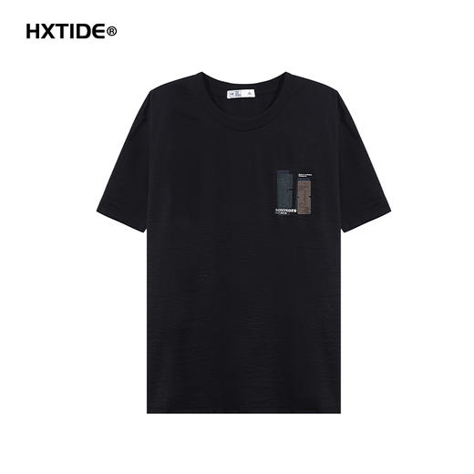 【新品上新】HX 夏季圆领短袖T恤合体S102522077101/02 商品图0