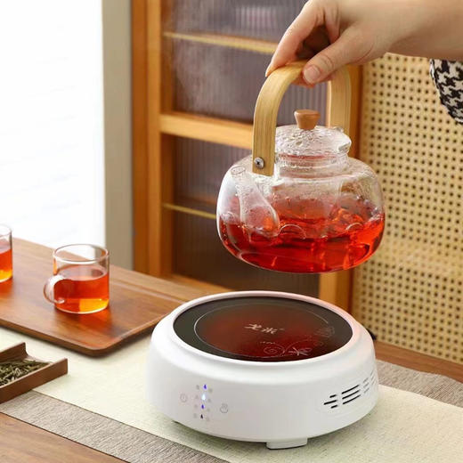 透明提梁壶煮茶壶全玻璃烧水壶电陶炉加热蒸茶器家用养生围炉煮茶壶茶 具套装 商品图1