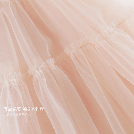 马克珍妮女童小飞袖网纱蛋糕连衣裙宝宝公主裙夏装新款裙子550879 商品图4