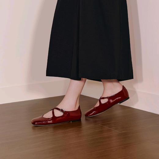 【云粉节】【思加图】BF楼思加图2025新款爱丽丝玛丽珍鞋平底鞋法式复古单鞋女鞋R0522，吊牌价1390，现价998 商品图5