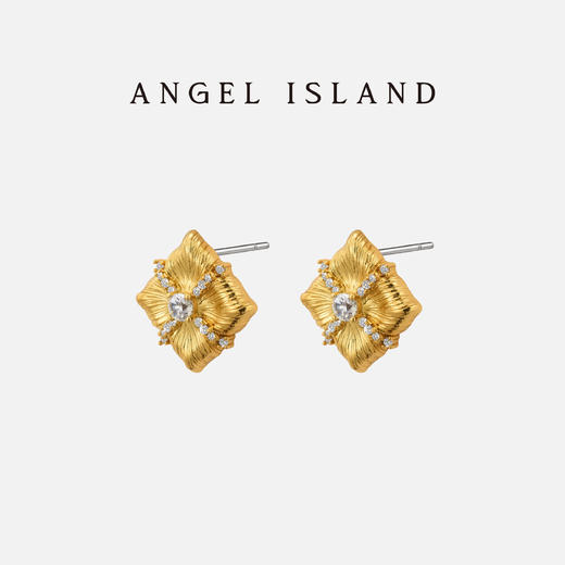 ANGEL ISLAND 小方糖系列轻奢精致耳钉 商品图2