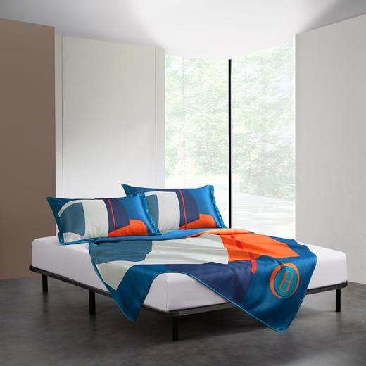 水星家纺联名款·可水洗· 印花冰丝席三件套 商品图1