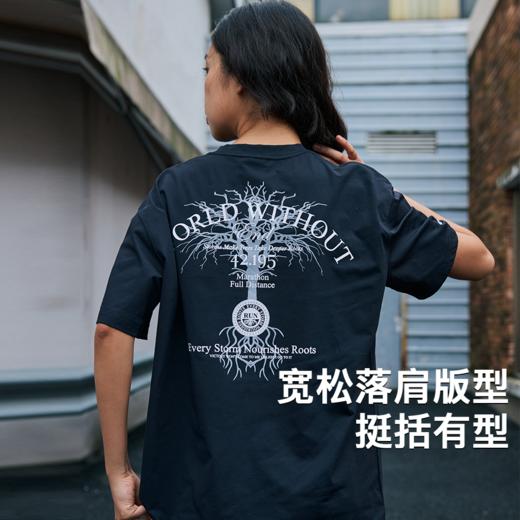 录士LUSHISI根生主题速干吸湿排汗运动训练短袖篮球跑步t恤投篮服 商品图1