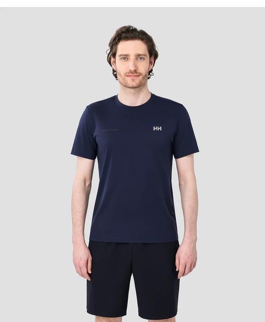 点此购买 海丽汉森夏季男士ARCV系列日常休闲速干圆领T恤 xj 318879 商品图6