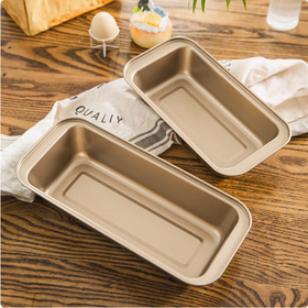 碳钢金色长方模  面包布朗尼蛋糕吐司模具长条模 烘焙模具