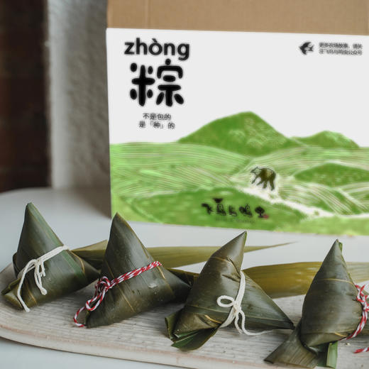 「不是包的，是种的」柴锅手工粽子 四种口味8只装 商品图0