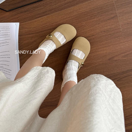 sandy.lady发财小金豆玛丽珍勃肯拖 商品图4