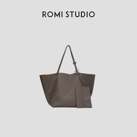 ROMI STUDIO意大利进口头层牛皮革  大容量手提托特包RWCLP31908
