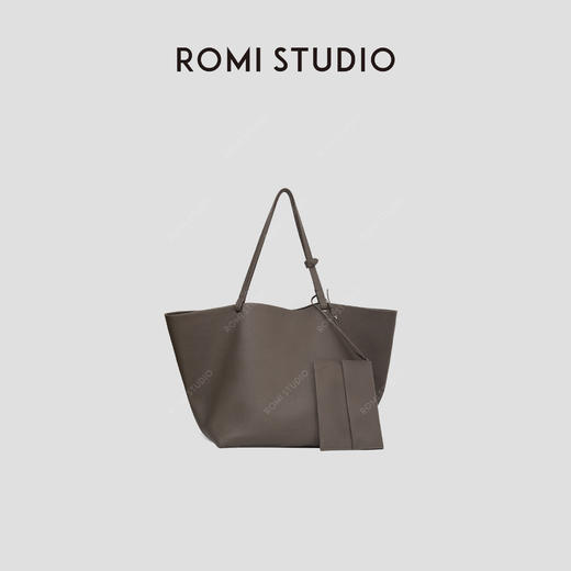 ROMI STUDIO意大利进口头层牛皮革  大容量手提托特包RWCLP31908 商品图0