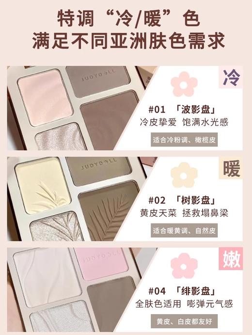 橘朵高光修容盘 商品图4