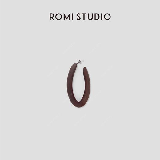 ROMI STUDIO 非金属木质耳饰 复古民族鸡翅木吊坠耳饰 RWCRP33541 商品图1
