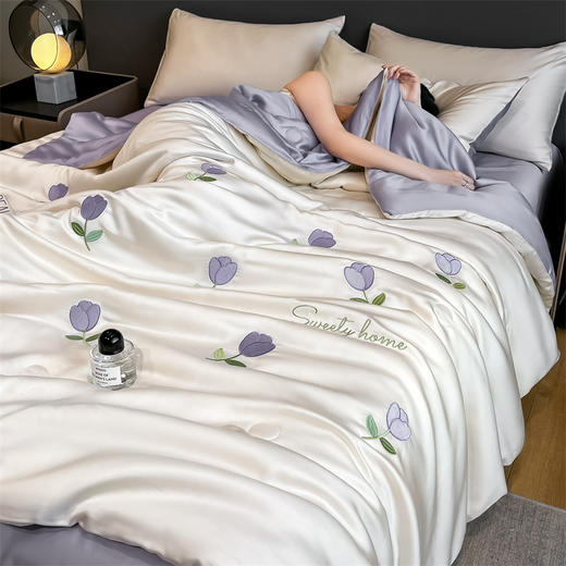 A类母婴级凉感夏凉被冰丝夏被 商品图2