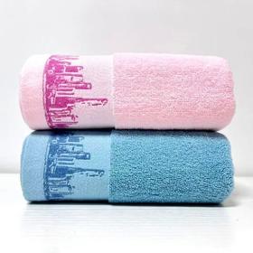 三利 春申面巾 两条装 SL2195 蓝色+粉色