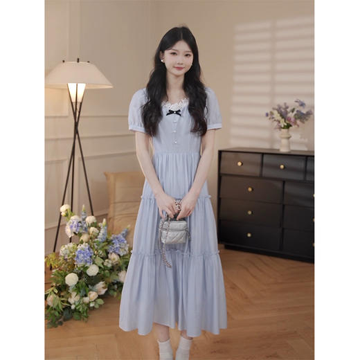 【6折秒杀】鹿向南「盛夏告白」夏季新款法式高级感度假风收腰显瘦女连衣裙子DYL661874 商品图0