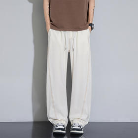 Schenvega情侣款冰感弯刀裤 男女同款 微弧形高腰设计 遮胯显高显瘦 凉感