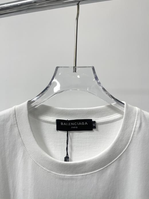 【秒杀特价】巴黎世家23春夏款泼墨涂鸦字母短袖T恤 商品图6