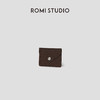 ROMI STUDIO“英伦复古”100%牛皮翻盖银扣方形便携卡包RWCLP32789 商品缩略图1
