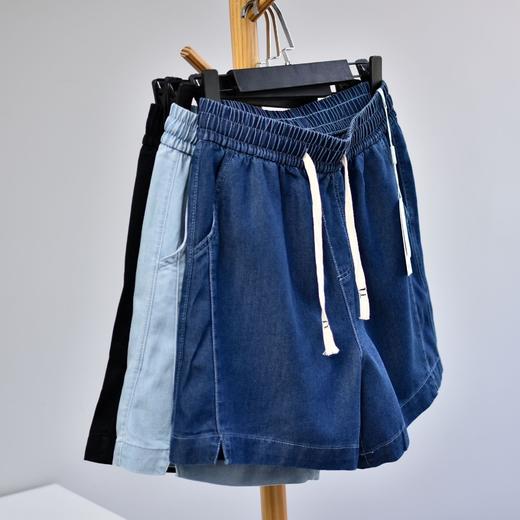 【天丝/纯棉牛仔短裤】夏季新品超柔纯棉牛仔短裤 天丝凉感柔软休闲裤短裤 商品图4