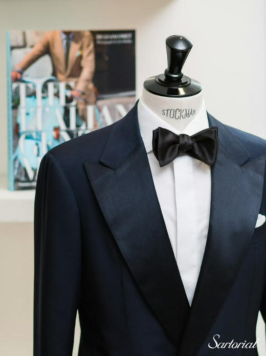 Kenji Kaga 黑色手打领结 商品图1