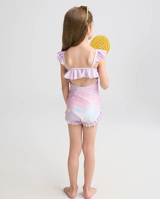 【春上新】8楼爱慕儿童Aimer Kids女孩2件装-粉星梦酷洛米连体泳衣AK167H302，吊牌价660元 商品图5