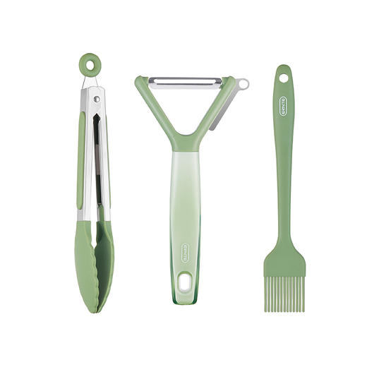 德国ERNTE昂特厨房三件套 削皮器+硅胶食物夹+硅胶油刷 商品图4