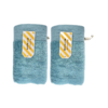 三利 爱丁堡长绒棉面巾 两条装 G8099 蓝色 商品缩略图2