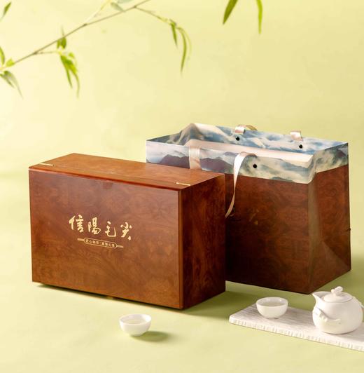 花梨木瓷罐【木盒.毛尖2瓷】70元1套.整箱10套.整箱包邮 商品图0
