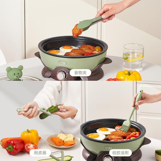 德国ERNTE昂特厨房三件套 削皮器+硅胶食物夹+硅胶油刷 商品图2