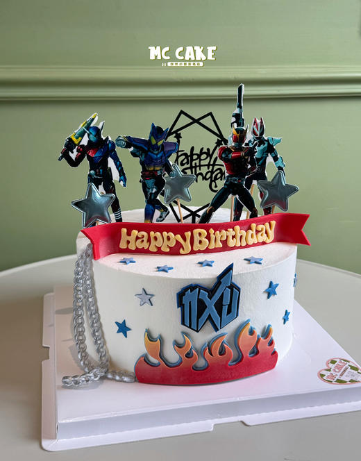 假面超人数码打印装饰蛋糕 商品图1