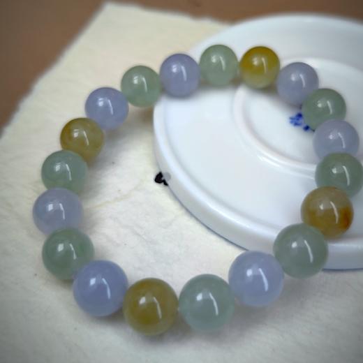 “莫奈花园”翡翠珠串 商品图9