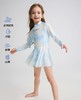 【春上新】8楼爱慕儿童Aimer Kids女孩2件装-朦胧光晕长袖短裙连体泳衣AK167H321，吊牌价660元 商品缩略图1