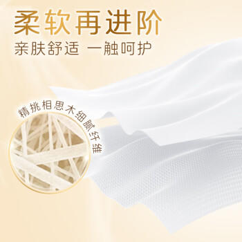清风原木金装4层125克/卷*10卷筒卫生纸单提B20ASJ2 /家庭清洁/纸品 /清洁纸品 /卷纸 商品图3