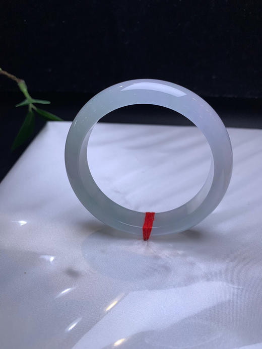 612978，54.5冰底正圈种水镯。超级冰透 。整体干净起光，小清新 商品图1