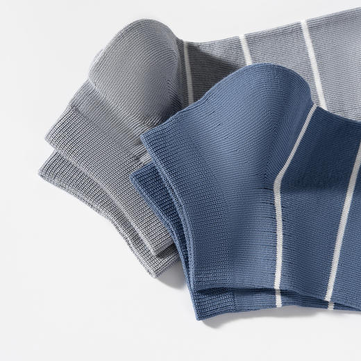 连绵·男士条纹船袜Y40（3双装） 商品图9