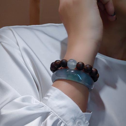 翡翠 lucky 胖胖配沉香珠串 商品图11