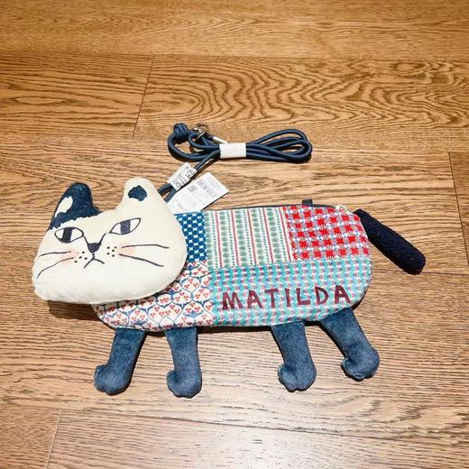 Kusuguru刺绣爬猫斜挎包 商品图5