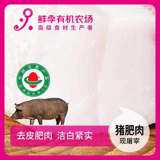有机猪肥肉500g 商品图0