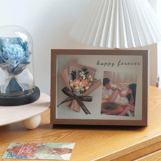 成品干花相框家居装饰摆设摆件ins网红相框（随机发货） 商品图1