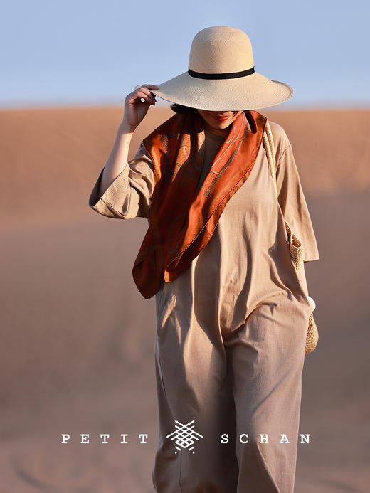 PETIT SCHAN小闪 CLO#819 vast 无垠 汉麻棉圆领百搭基础连衣裙 商品图3