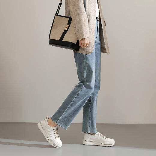 下单立减40！【小白鞋】鞋面头层牛皮+内里鞋垫头层羊皮 皮面款/网面款 两种可选 轻便舒适四季可穿 商品图5