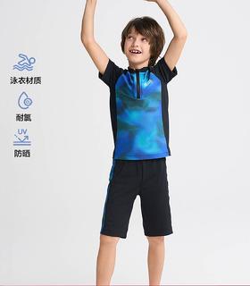 【春上新】8楼爱慕儿童Aimer Kids男孩2件装-冲浪高手五分泳裤AK267H282，吊牌价299元