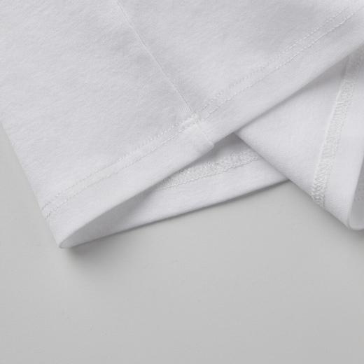 ROMI STUDIO“Clean fit”白色全棉一字领花边吊带背心 RWCSST2626 商品图3