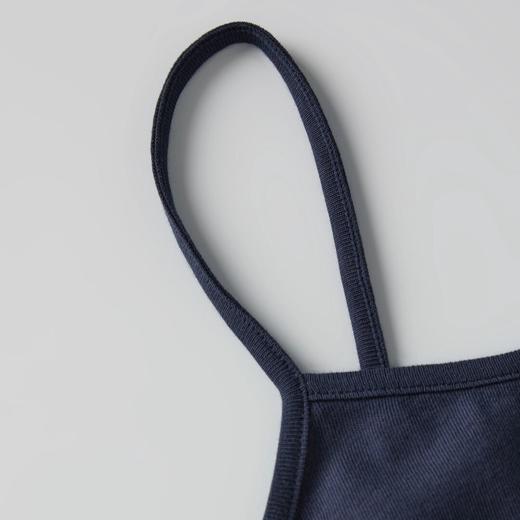 ROMI STUDIO简约基础轻薄修身  蓝色全棉细吊带背心 RWCSSM1563 商品图2