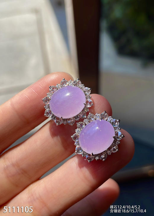 5111105，蛋面耳钉。具体价格微信咨询 商品图3