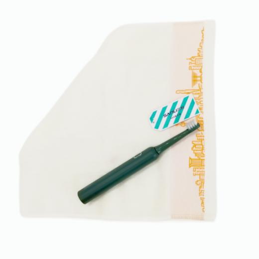 三利 申咏抗菌面巾 两条装 SL3295 蓝色+白色 商品图2