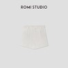 ROMI STUDIO经典老钱宽松剪裁  100%亚麻轻薄休闲短裤RWCRXG2897 商品缩略图1