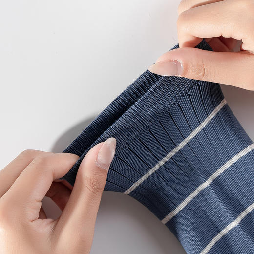 连绵·男士条纹船袜Y40（3双装） 商品图6